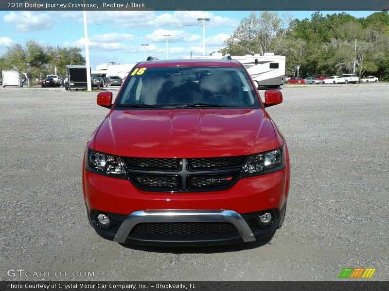 Redline / Black 2018 Dodge Journey Crossroad