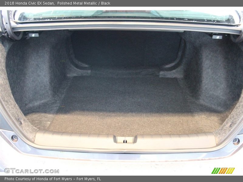 Polished Metal Metallic / Black 2018 Honda Civic EX Sedan