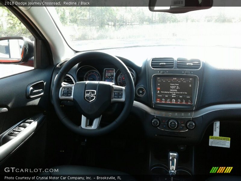 Redline / Black 2018 Dodge Journey Crossroad