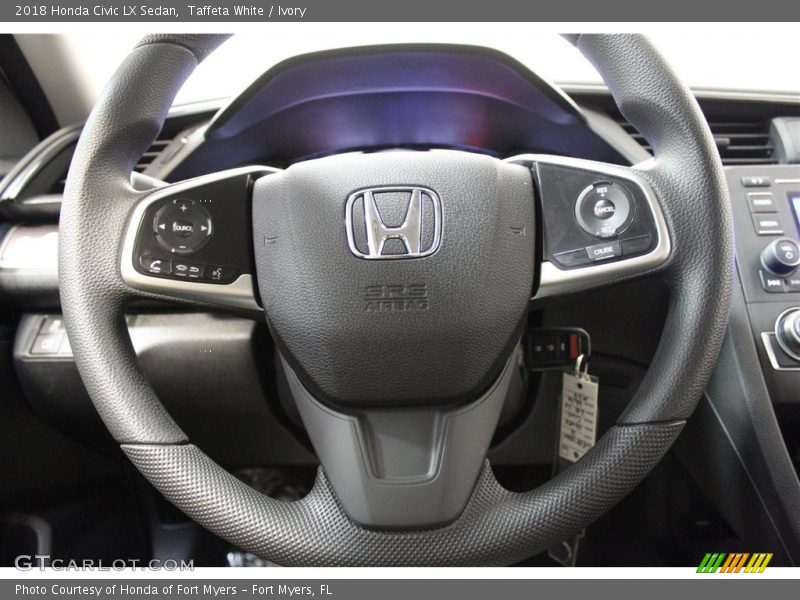 Taffeta White / Ivory 2018 Honda Civic LX Sedan