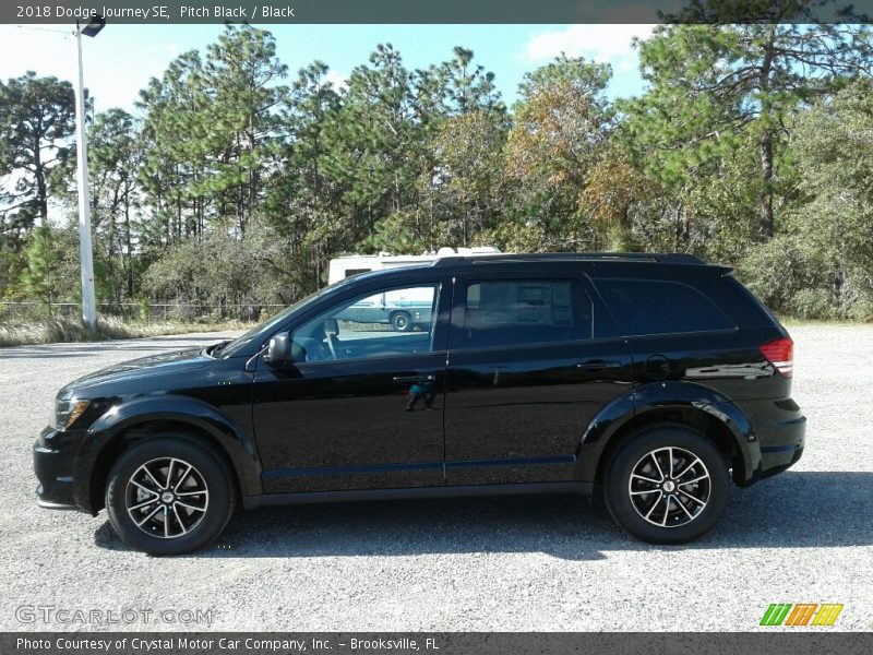 Pitch Black / Black 2018 Dodge Journey SE