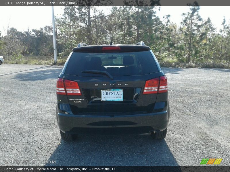 Pitch Black / Black 2018 Dodge Journey SE