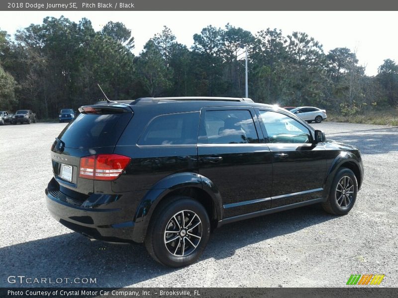 Pitch Black / Black 2018 Dodge Journey SE