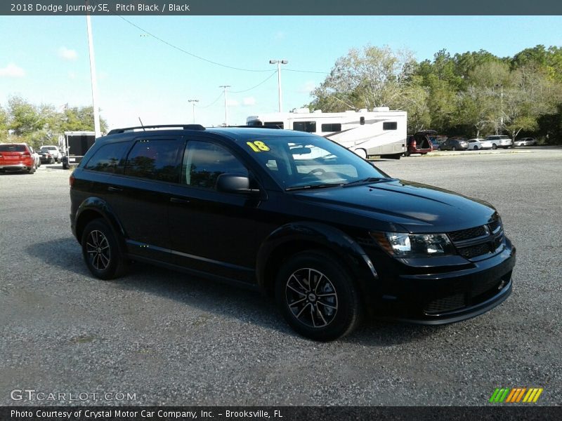 Pitch Black / Black 2018 Dodge Journey SE