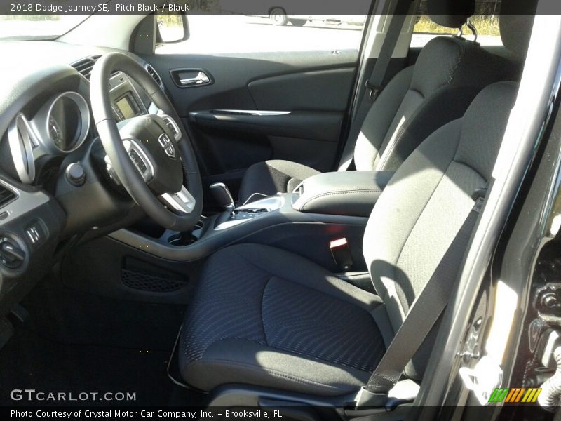 Pitch Black / Black 2018 Dodge Journey SE