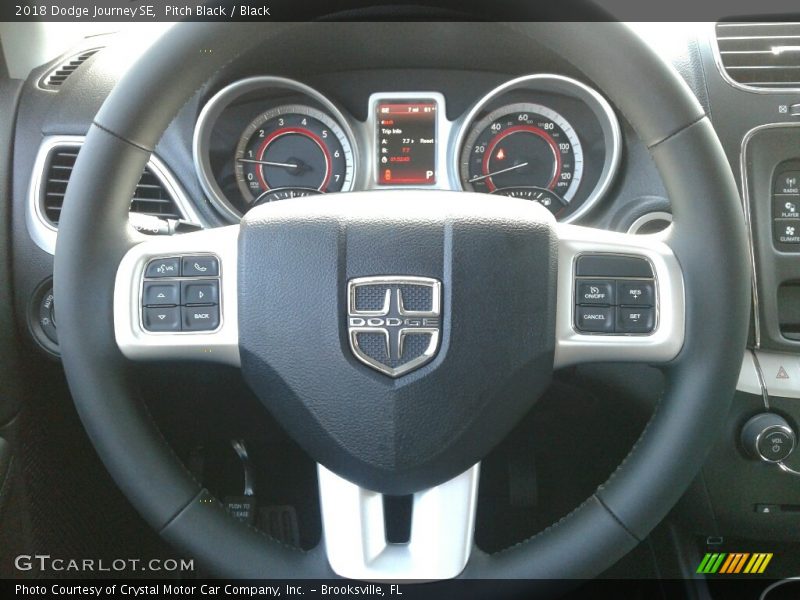 Pitch Black / Black 2018 Dodge Journey SE