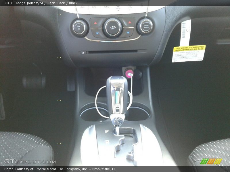 Pitch Black / Black 2018 Dodge Journey SE
