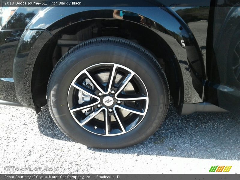 Pitch Black / Black 2018 Dodge Journey SE