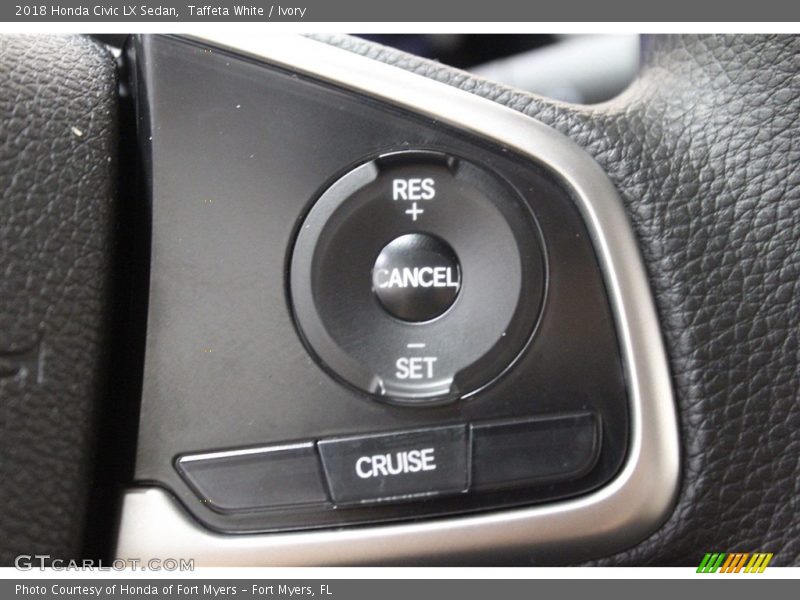 Taffeta White / Ivory 2018 Honda Civic LX Sedan