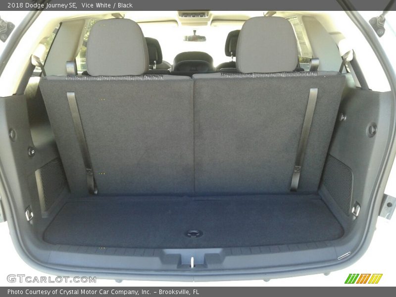 Vice White / Black 2018 Dodge Journey SE