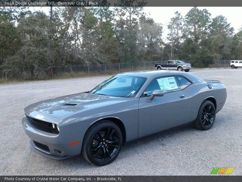 Destroyer Gray / Black 2018 Dodge Challenger SXT