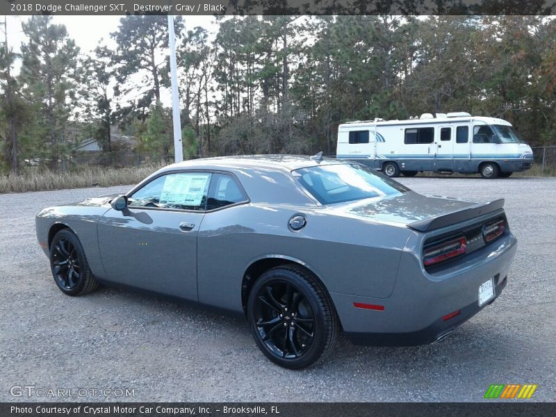 Destroyer Gray / Black 2018 Dodge Challenger SXT
