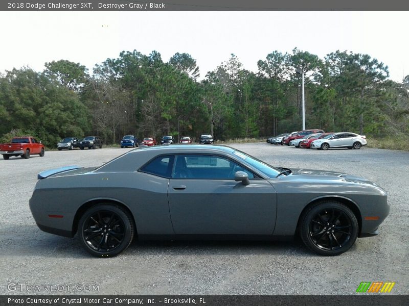 Destroyer Gray / Black 2018 Dodge Challenger SXT