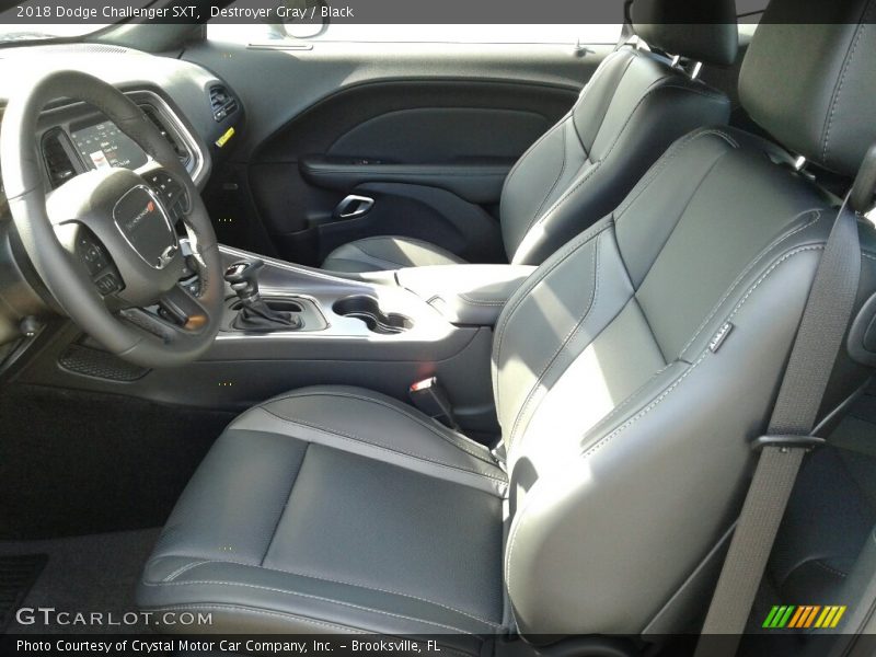 Destroyer Gray / Black 2018 Dodge Challenger SXT