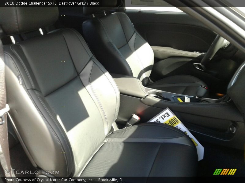 Destroyer Gray / Black 2018 Dodge Challenger SXT