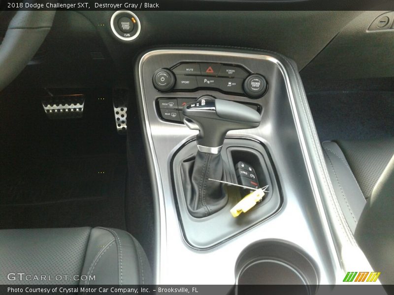 Destroyer Gray / Black 2018 Dodge Challenger SXT