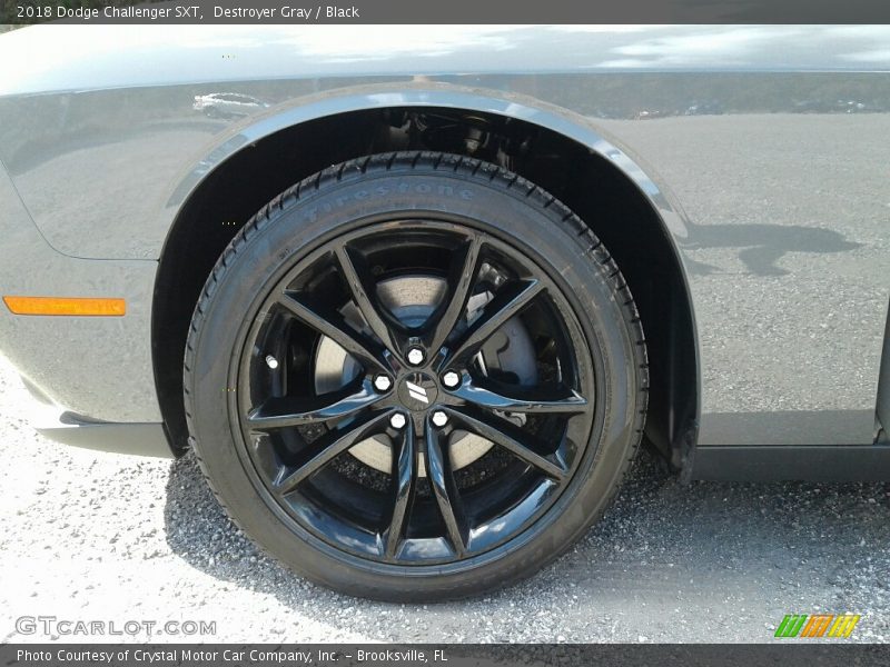 Destroyer Gray / Black 2018 Dodge Challenger SXT