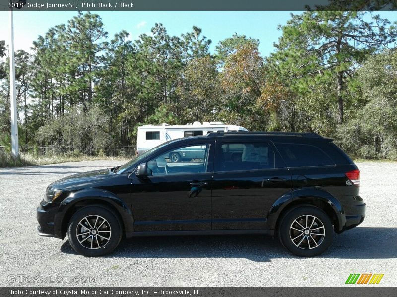Pitch Black / Black 2018 Dodge Journey SE