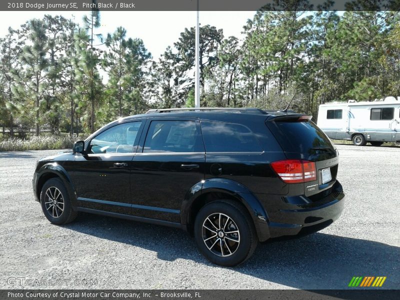 Pitch Black / Black 2018 Dodge Journey SE