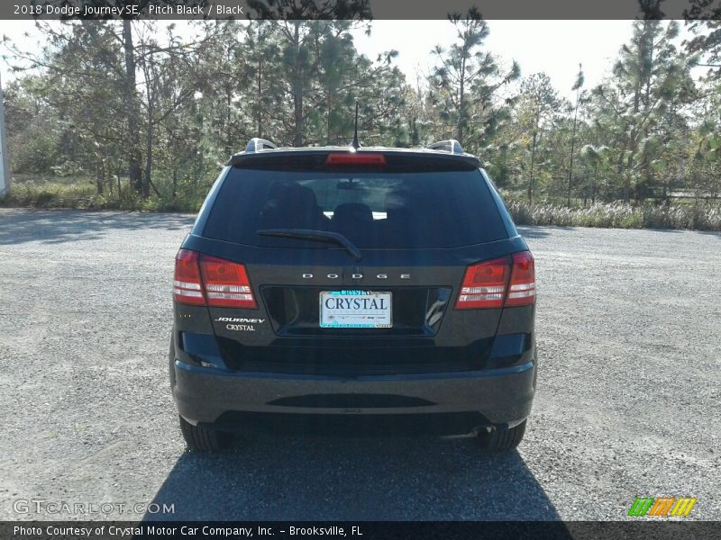 Pitch Black / Black 2018 Dodge Journey SE