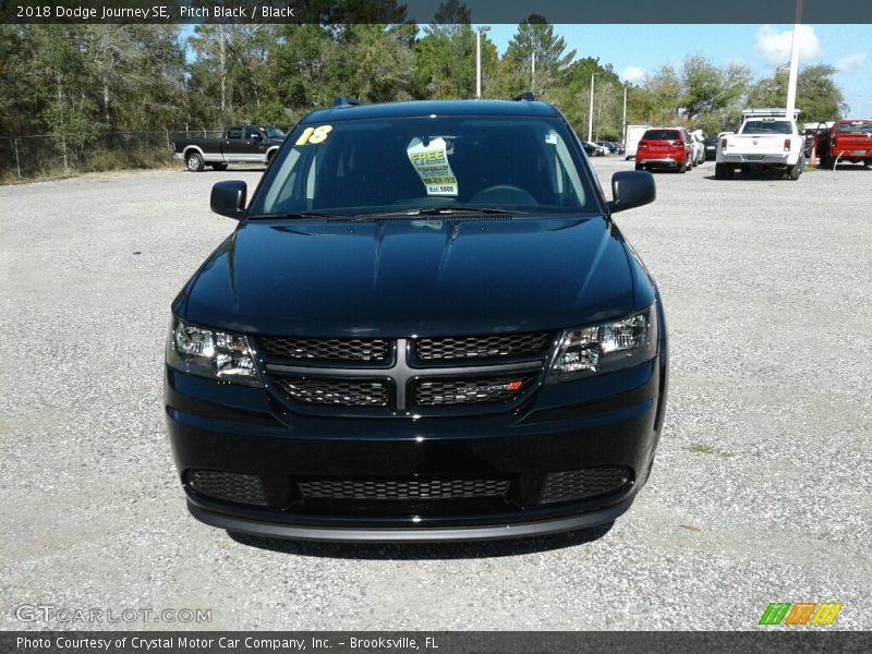Pitch Black / Black 2018 Dodge Journey SE