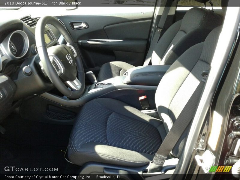 Pitch Black / Black 2018 Dodge Journey SE