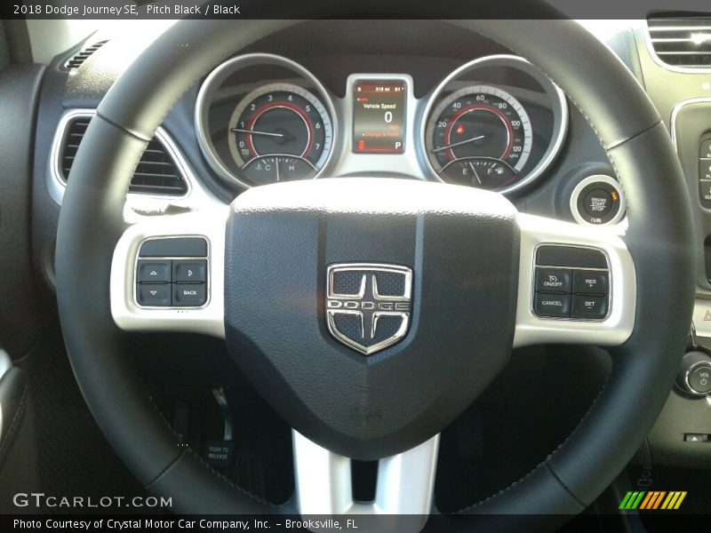 Pitch Black / Black 2018 Dodge Journey SE