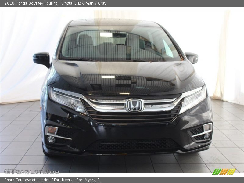 Crystal Black Pearl / Gray 2018 Honda Odyssey Touring