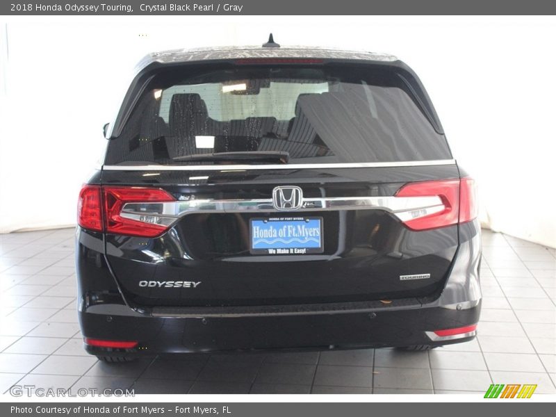 Crystal Black Pearl / Gray 2018 Honda Odyssey Touring