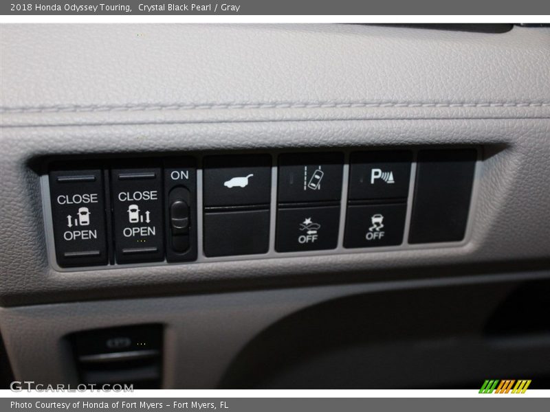Crystal Black Pearl / Gray 2018 Honda Odyssey Touring