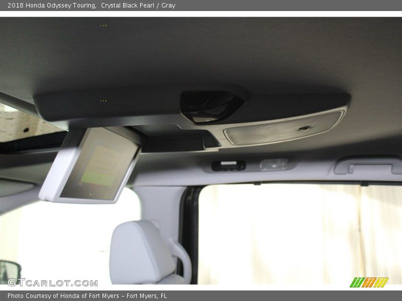 Crystal Black Pearl / Gray 2018 Honda Odyssey Touring