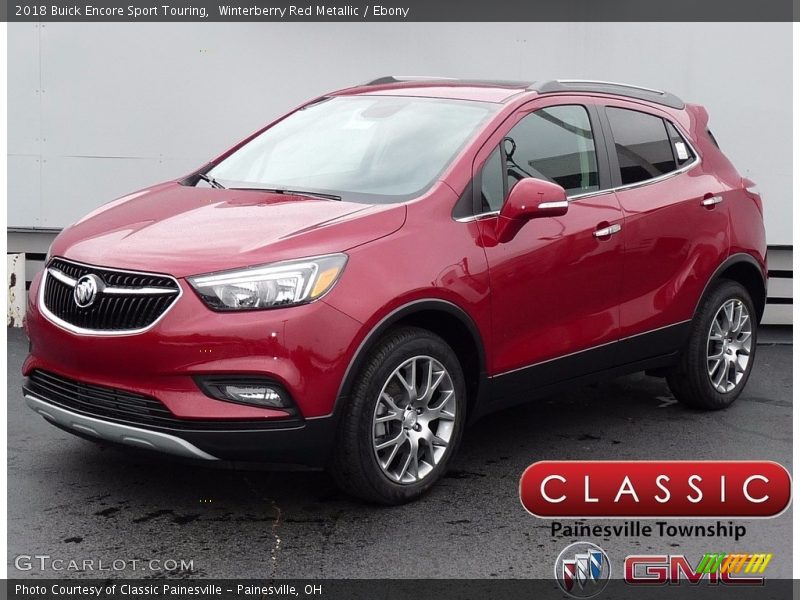 Winterberry Red Metallic / Ebony 2018 Buick Encore Sport Touring
