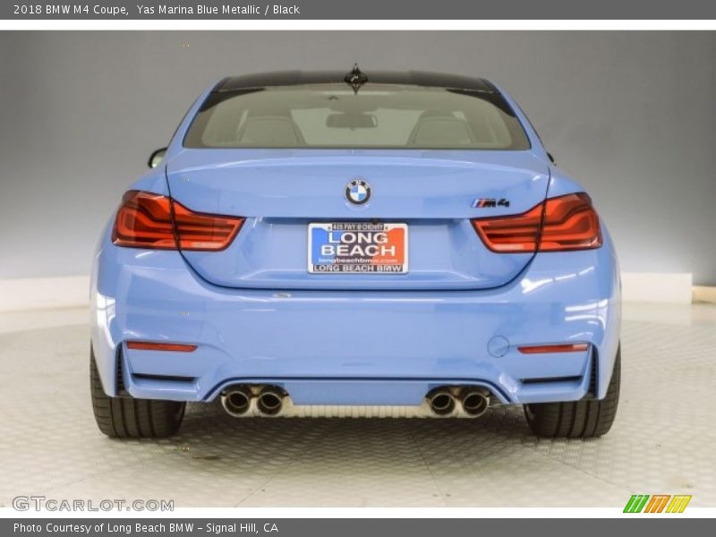Yas Marina Blue Metallic / Black 2018 BMW M4 Coupe