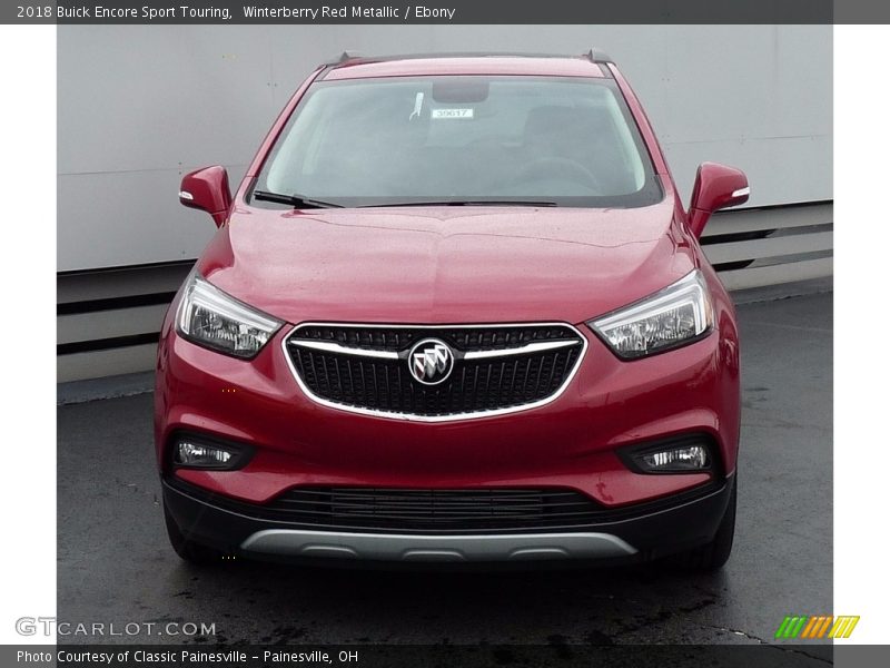 Winterberry Red Metallic / Ebony 2018 Buick Encore Sport Touring