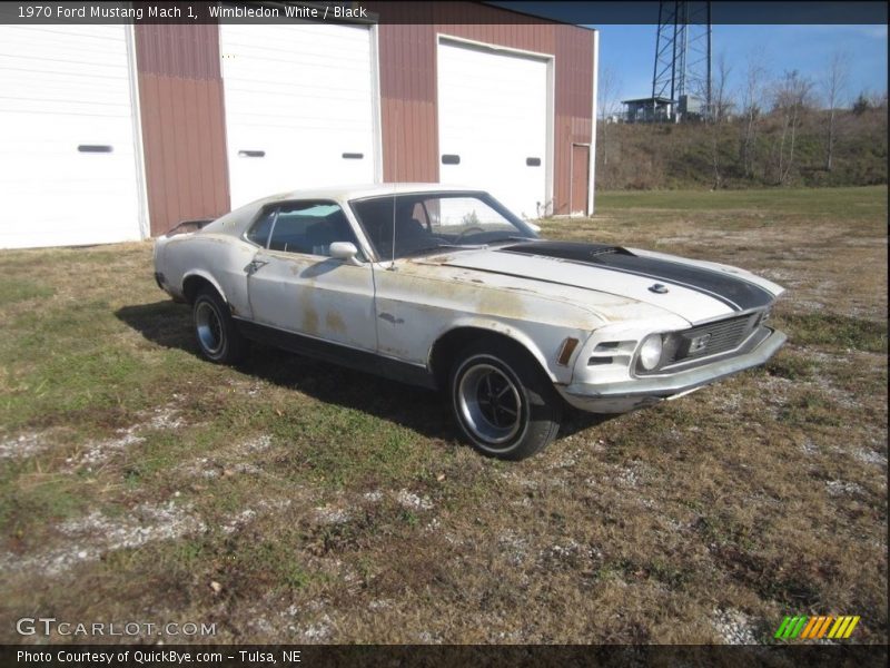 Wimbledon White / Black 1970 Ford Mustang Mach 1