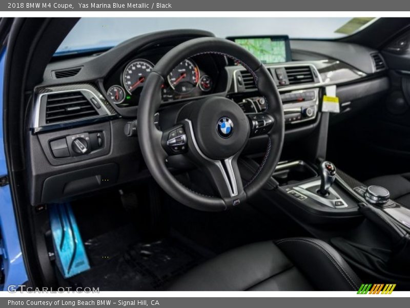 Yas Marina Blue Metallic / Black 2018 BMW M4 Coupe