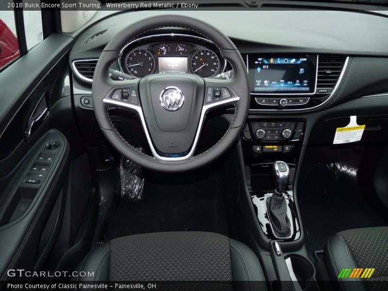 Winterberry Red Metallic / Ebony 2018 Buick Encore Sport Touring