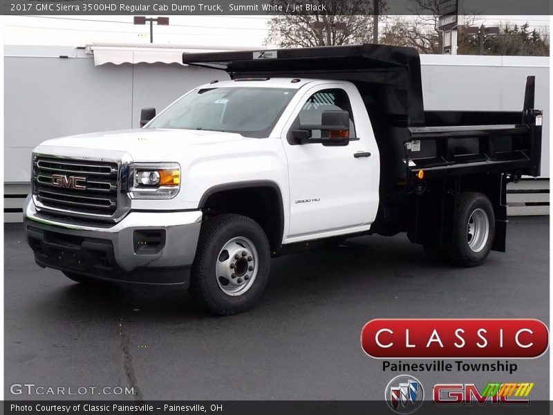 Summit White / Jet Black 2017 GMC Sierra 3500HD Regular Cab Dump Truck