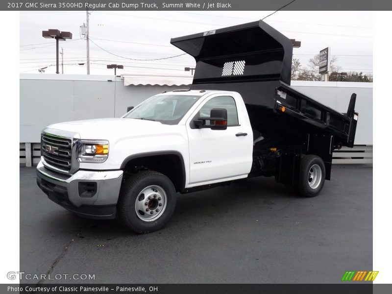 Summit White / Jet Black 2017 GMC Sierra 3500HD Regular Cab Dump Truck