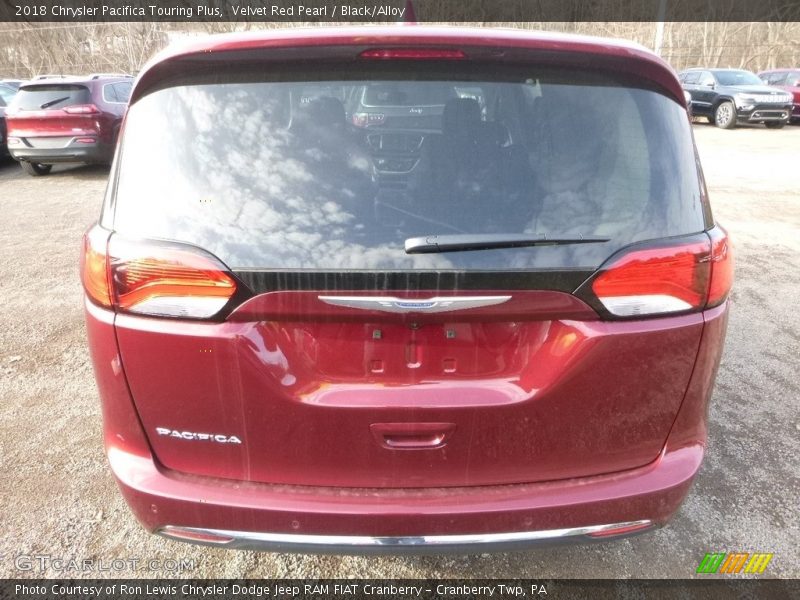 Velvet Red Pearl / Black/Alloy 2018 Chrysler Pacifica Touring Plus