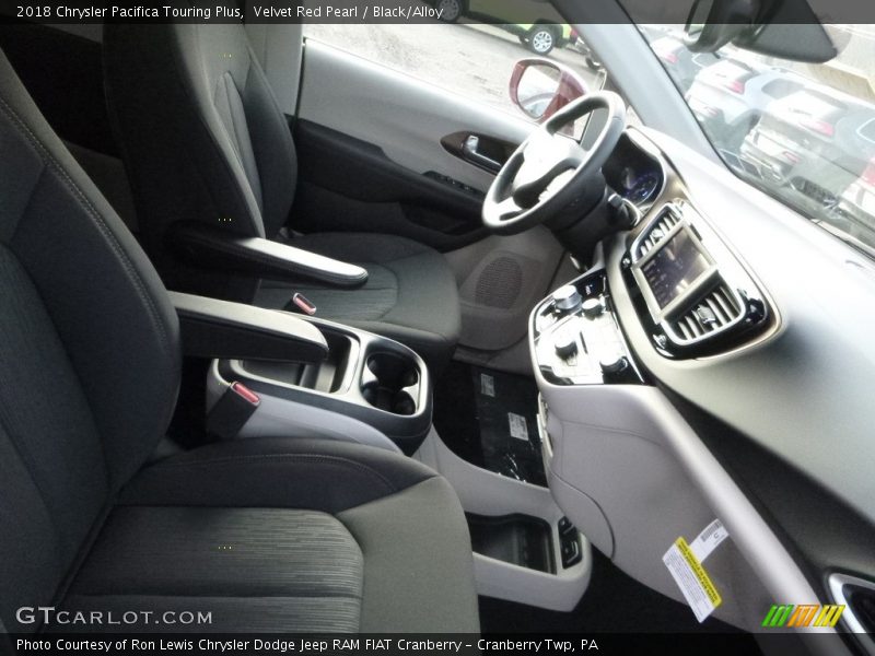 Velvet Red Pearl / Black/Alloy 2018 Chrysler Pacifica Touring Plus