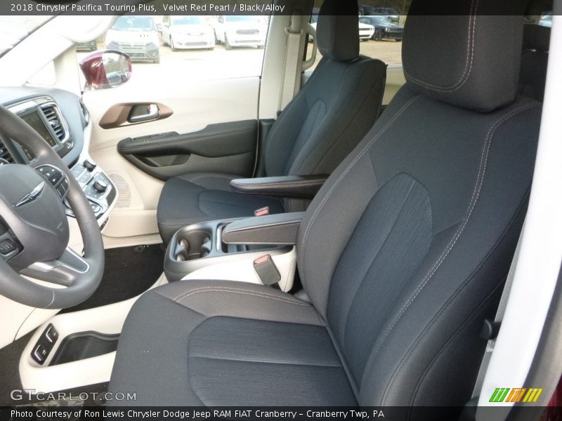 Velvet Red Pearl / Black/Alloy 2018 Chrysler Pacifica Touring Plus
