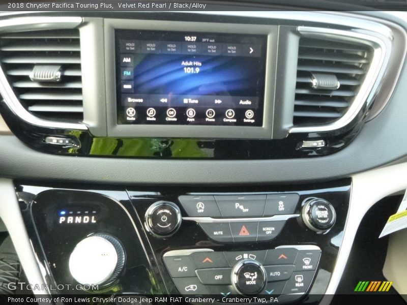 Velvet Red Pearl / Black/Alloy 2018 Chrysler Pacifica Touring Plus