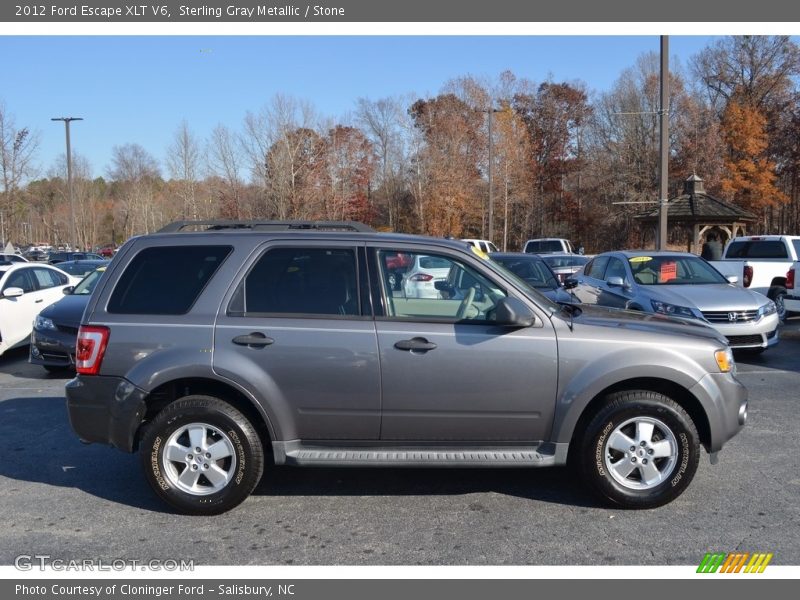 Sterling Gray Metallic / Stone 2012 Ford Escape XLT V6