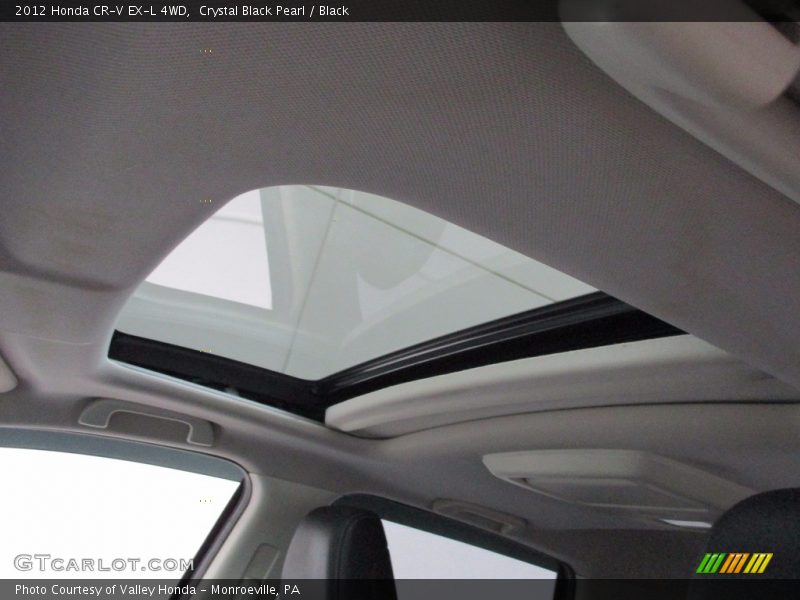 Crystal Black Pearl / Black 2012 Honda CR-V EX-L 4WD