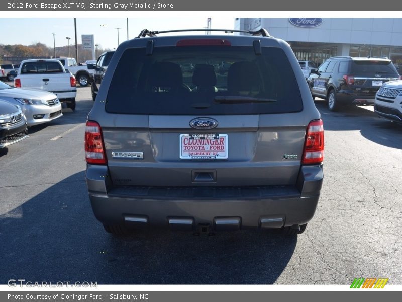 Sterling Gray Metallic / Stone 2012 Ford Escape XLT V6