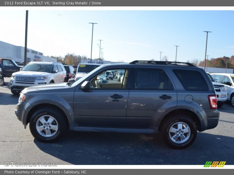 Sterling Gray Metallic / Stone 2012 Ford Escape XLT V6