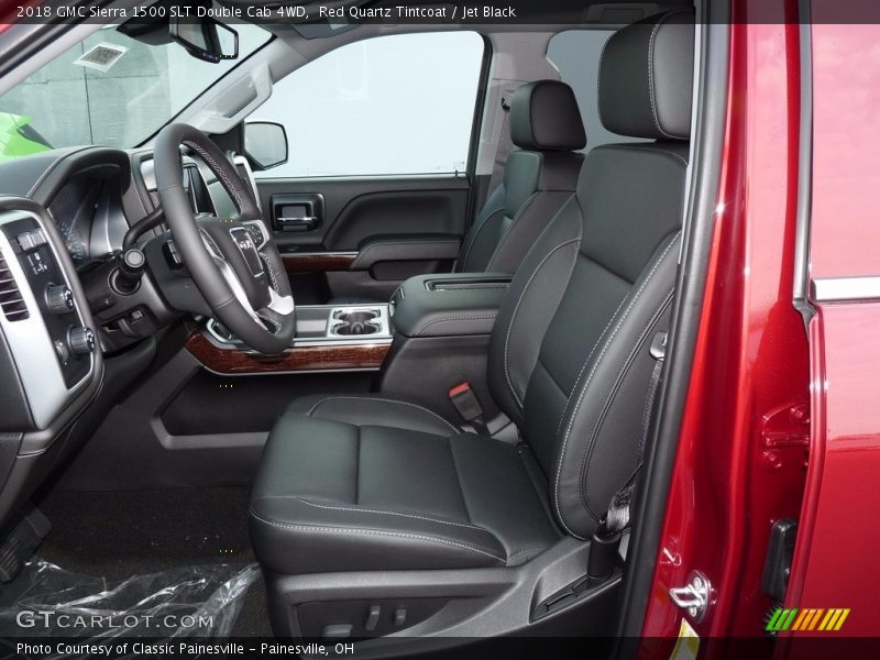 Red Quartz Tintcoat / Jet Black 2018 GMC Sierra 1500 SLT Double Cab 4WD