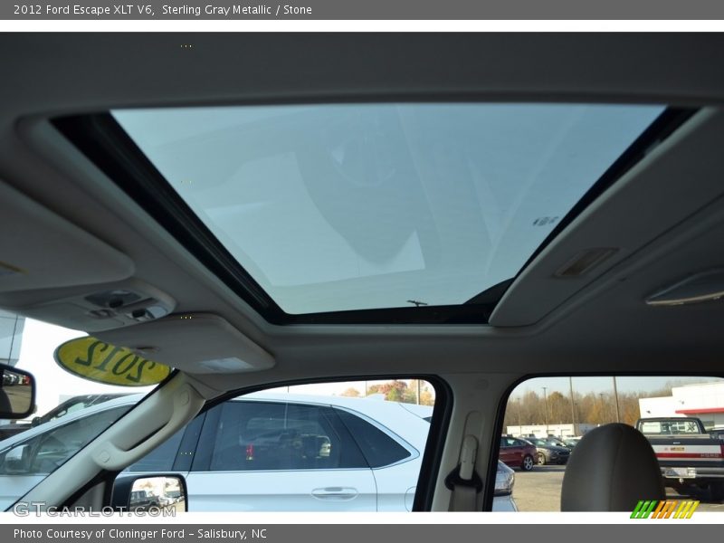 Sterling Gray Metallic / Stone 2012 Ford Escape XLT V6