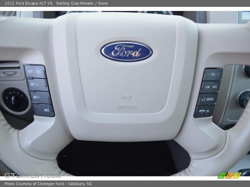 Sterling Gray Metallic / Stone 2012 Ford Escape XLT V6